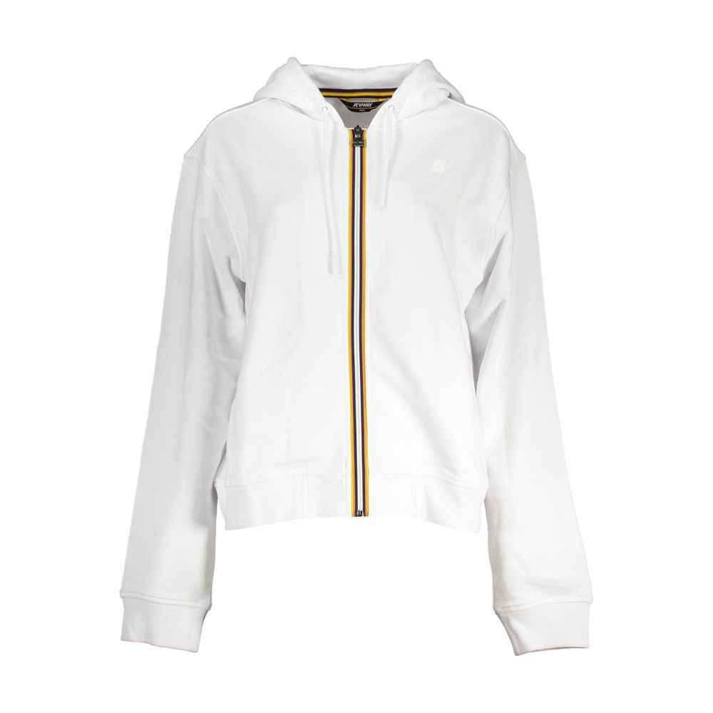 K-WAY White Cotton Women Sweater