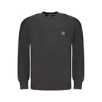 Hugo Boss Black Cotton Men Sweater