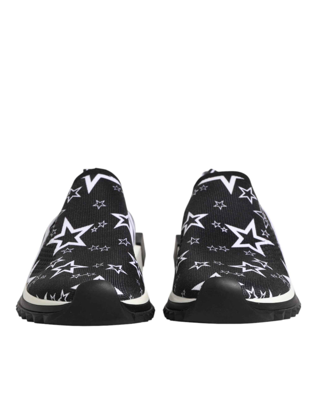 Dolce & Gabbana Black White Sorrento Low Top Sneakers Shoes
