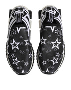 Dolce & Gabbana Black White Sorrento Low Top Sneakers Shoes