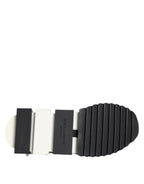 Dolce & Gabbana Black White Sorrento Low Top Sneakers Shoes