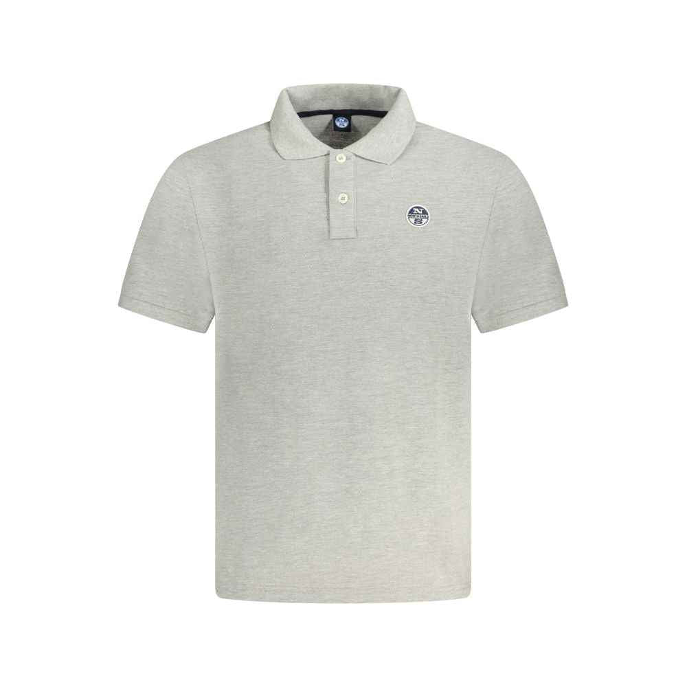 North Sails Brown Cotton Men Polo Shirt