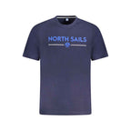 North Sails Blue Cotton Men T-Shirt