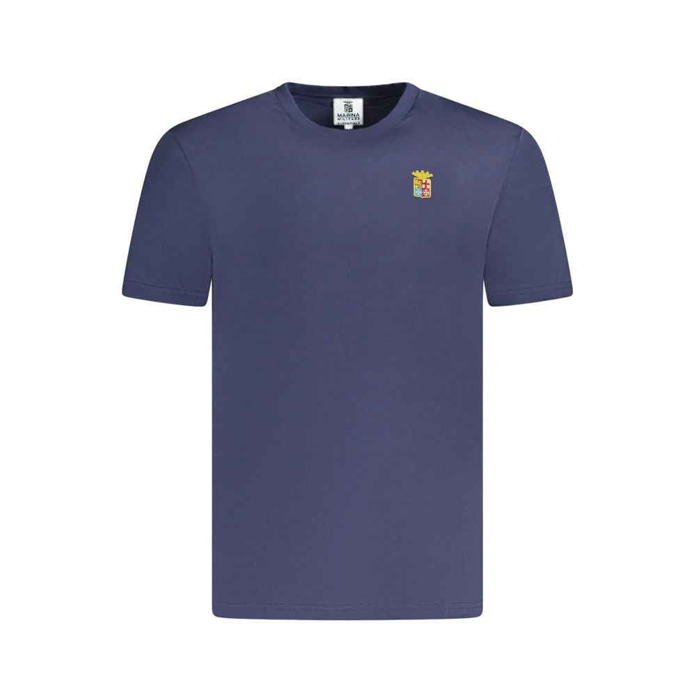 Marina Militare Blue Cotton T-Shirt