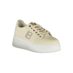 Laura Biagiotti Beige Polyester Women Sneaker