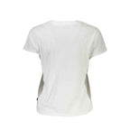 Levi's White Cotton Women T-Shirt