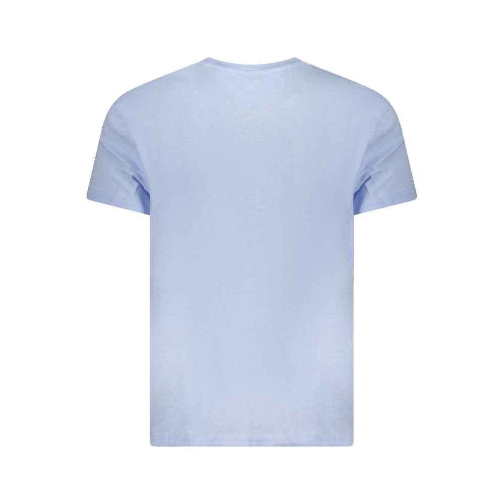 Tommy Hilfiger Blue Cotton Men T-Shirt