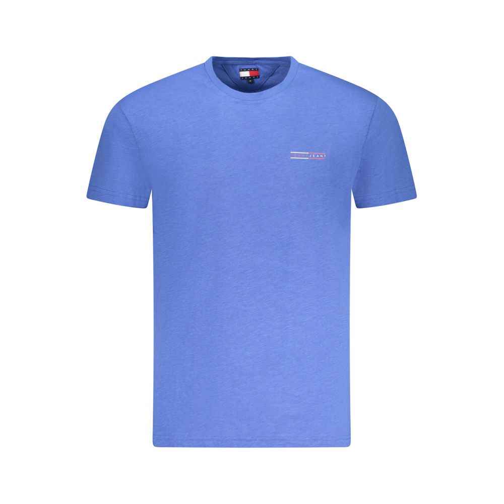 Tommy Hilfiger Blue Cotton Men T-Shirt