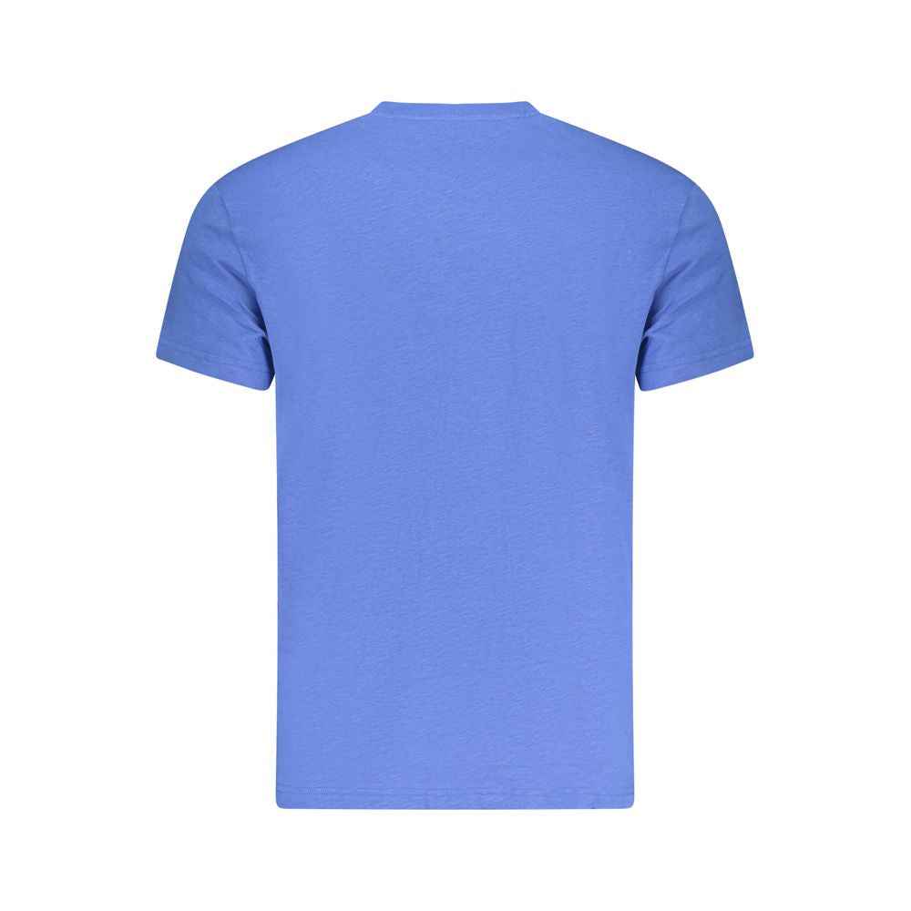 Tommy Hilfiger Blue Cotton Men T-Shirt