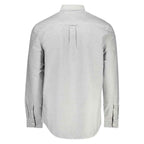 Tommy Hilfiger Gray Cotton Men Shirt