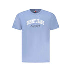 Tommy Hilfiger Blue Cotton Men T-Shirt