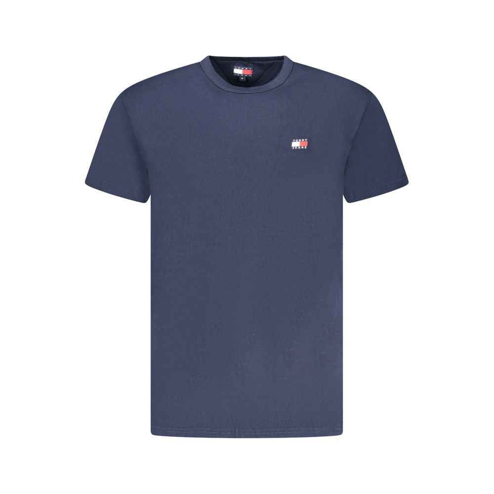 Tommy Hilfiger Blue Cotton Men T-Shirt