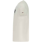 Tommy Hilfiger White Cotton Men T-Shirt