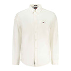 Tommy Hilfiger White Cotton Men Shirt
