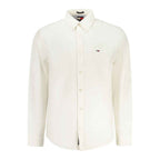 Tommy Hilfiger White Cotton Men Shirt