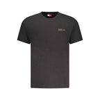 Tommy Hilfiger Black Cotton Men T-Shirt