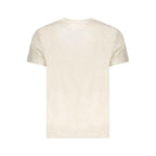 Tommy Hilfiger Beige Cotton Men T-Shirt