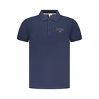 Accademia Militare Blue Cotton Polo Shirt
