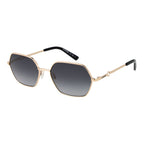 Love Moschino Gold Metal Sunglasses