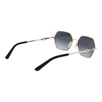 Love Moschino Gold Metal Sunglasses