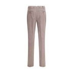 Brunello Cucinelli Gray Cotton Casual Pants