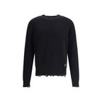 Dsquared² Black Wool Sweatshirt