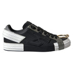 Dolce & Gabbana Black Leather Low Top Sneakers Portofino Shoes