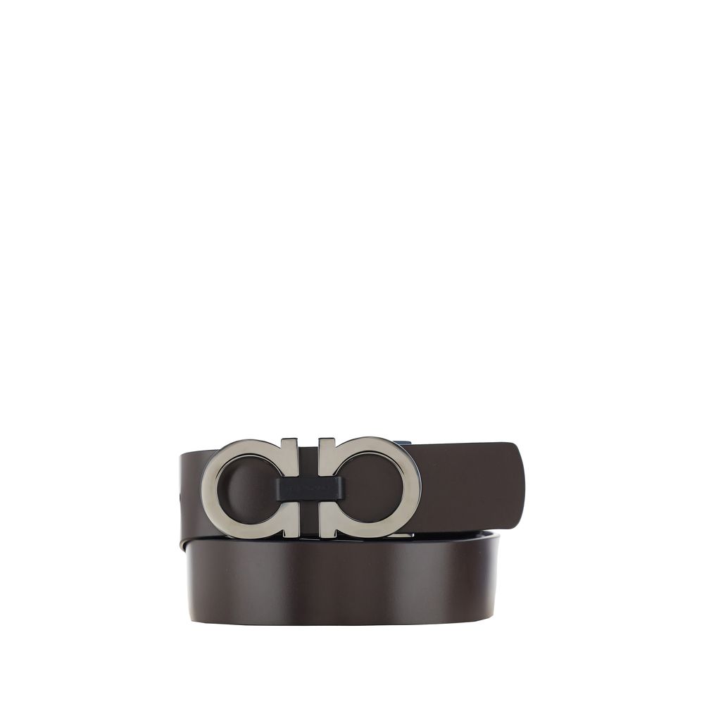 Ferragamo Multicolor Calf Leather Bos Taurus Regular Belt