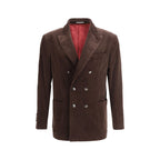 Brunello Cucinelli Brown Cotton Jackets And Coat