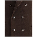 Brunello Cucinelli Brown Cotton Jackets And Coat
