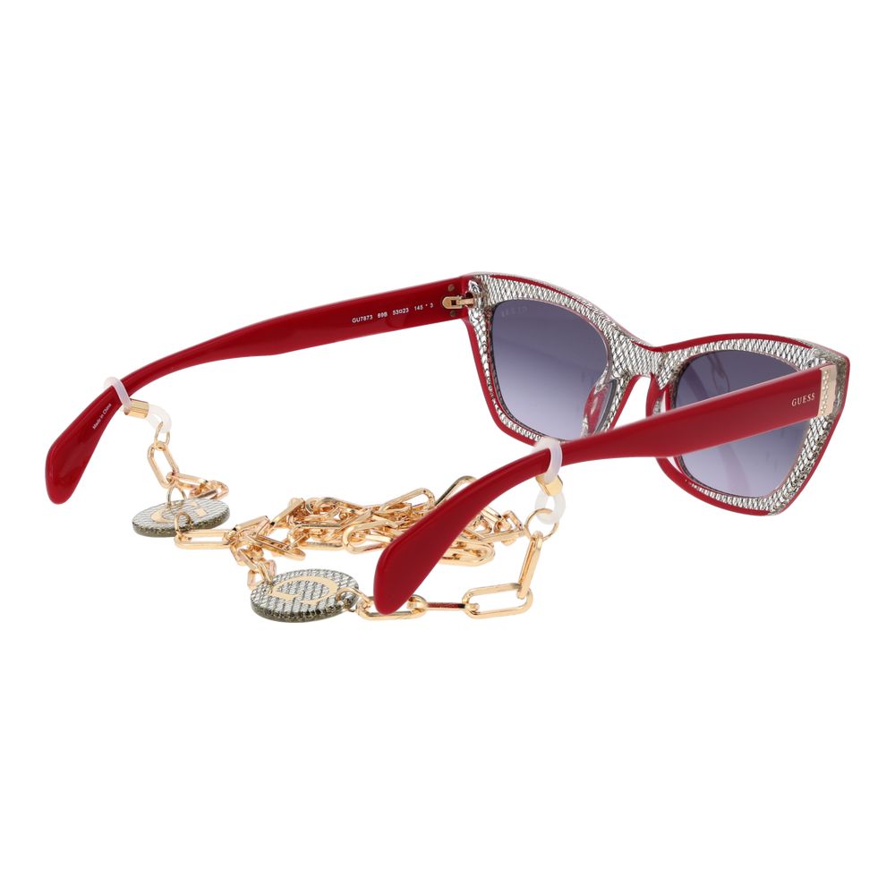 Guess Red Plastic Sunglasses