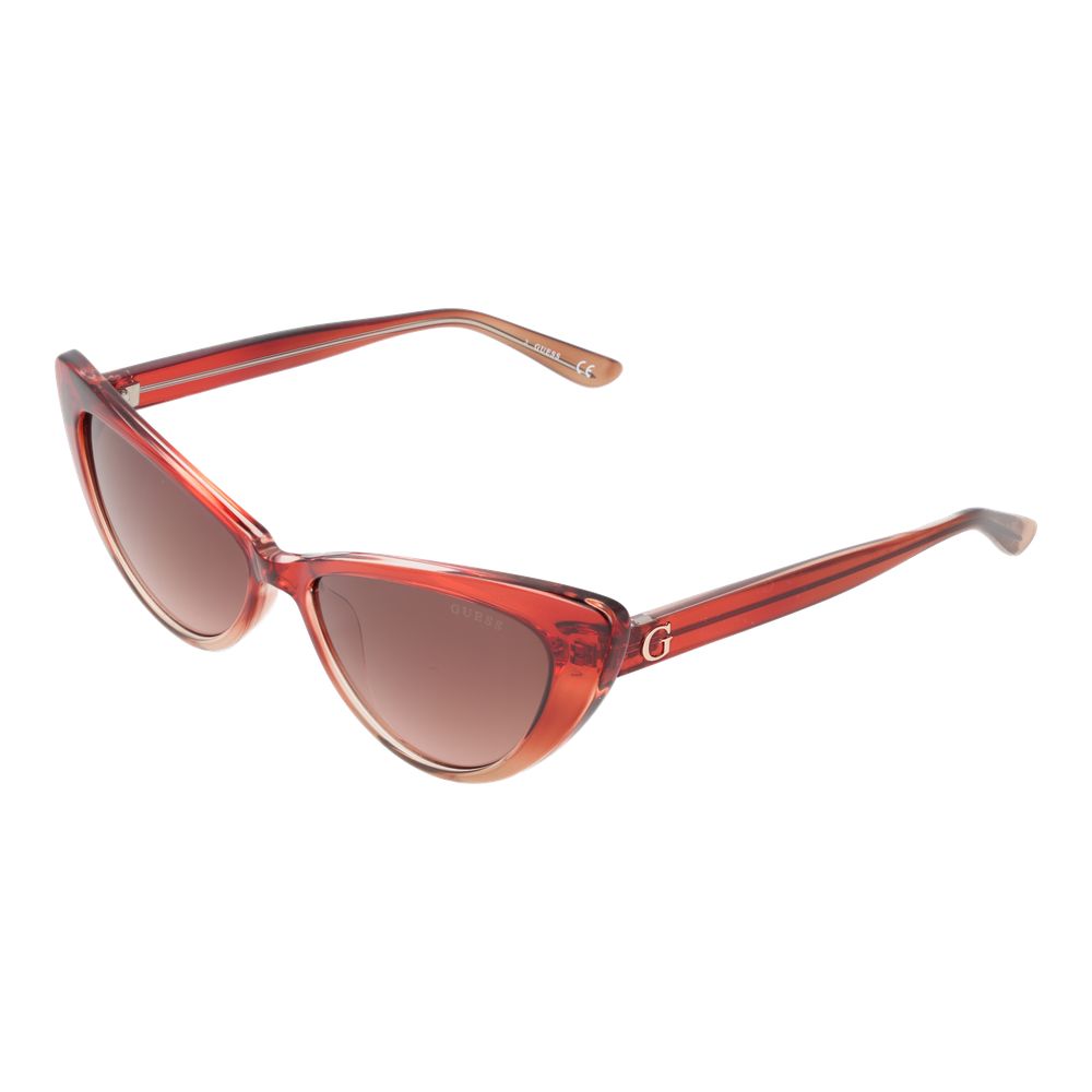 Guess Burgundy Plastic Sunglasses