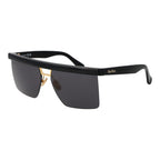 Max Mara Black Stainless Steel Sunglasses