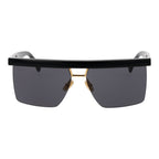Max Mara Black Stainless Steel Sunglasses
