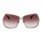 Max Mara Gold Metal Sunglasses