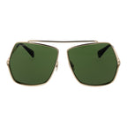 Max Mara Gold Metal Sunglasses