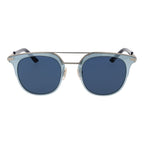 Police Blue Metal Sunglasses
