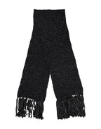 Dolce & Gabbana Black Cashmere Neck Warmer Wrap Shawl Scarf