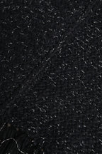 Dolce & Gabbana Black Cashmere Neck Warmer Wrap Shawl Scarf