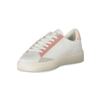 Gas White Polyester Women Sneaker