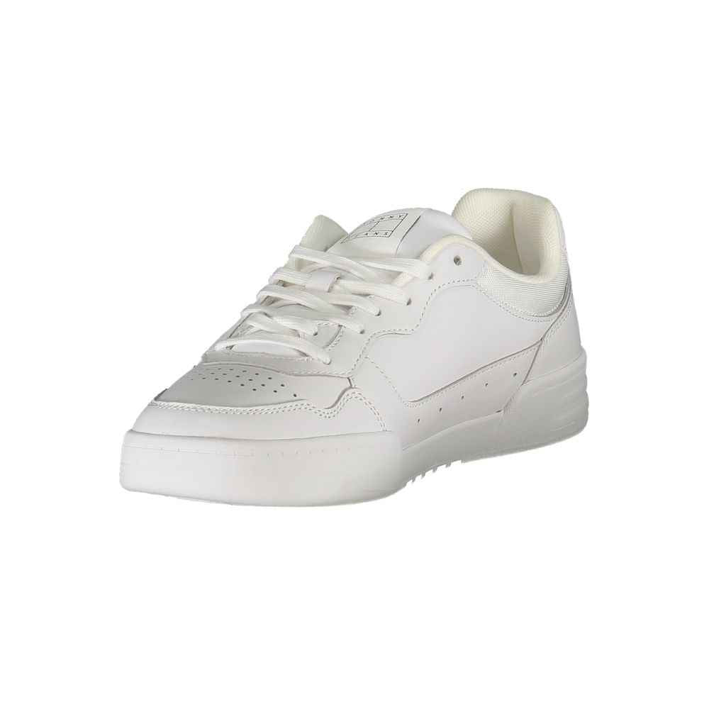 Tommy Hilfiger White Leather Mens Sneaker