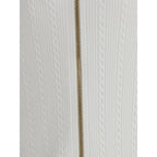 Balmain White Viscose Midi Skirt