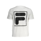 Fila White Cotton T-Shirt
