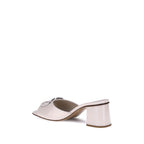 Valentino Garavani Cream Calf Leather Bos Taurus Sandals