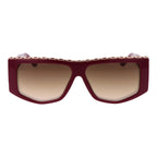 Guess Red Stainless Steel Sunglasses