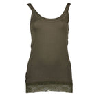 Silvian Heach Green Cotton Women Top