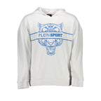 Plein Sport White Cotton Men's Sweater