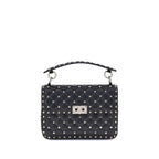 Valentino Garavani Black Lamb Ovis Aries Aries Shoulder Bag