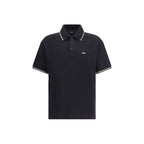 Amiri Black Cotton Polo Shirt