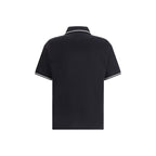 Amiri Black Cotton Polo Shirt